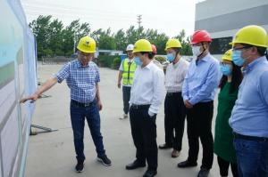 市國資委黨委書記、主任婁顯杰一行調(diào)研建筑工業(yè)化PC構(gòu)件生產(chǎn)基地與